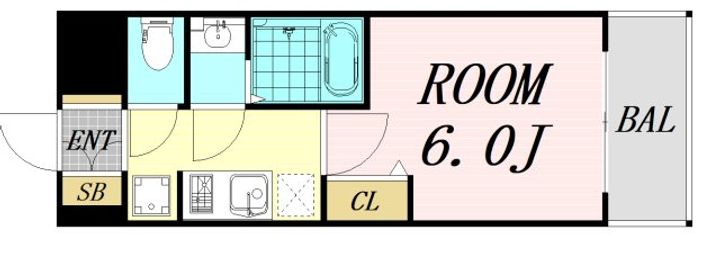 ファステート難波ヴィラントの間取り