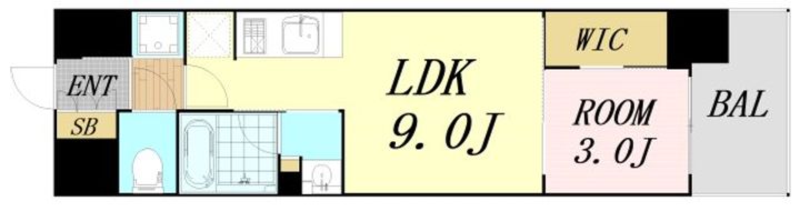 リビオメゾン新大阪の間取り