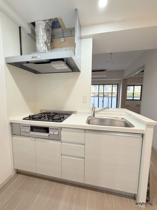 大阪府大阪市淀川区木川東1丁目(マンション)の賃貸物件のキッチン