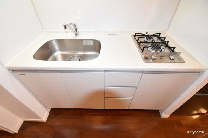 大阪府吹田市広芝町(マンション)の賃貸物件のキッチン