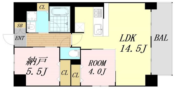 大阪府吹田市豊津町(マンション)の賃貸物件の間取り
