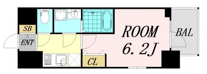 エスリードレジデンス大阪グランノースⅠの間取り