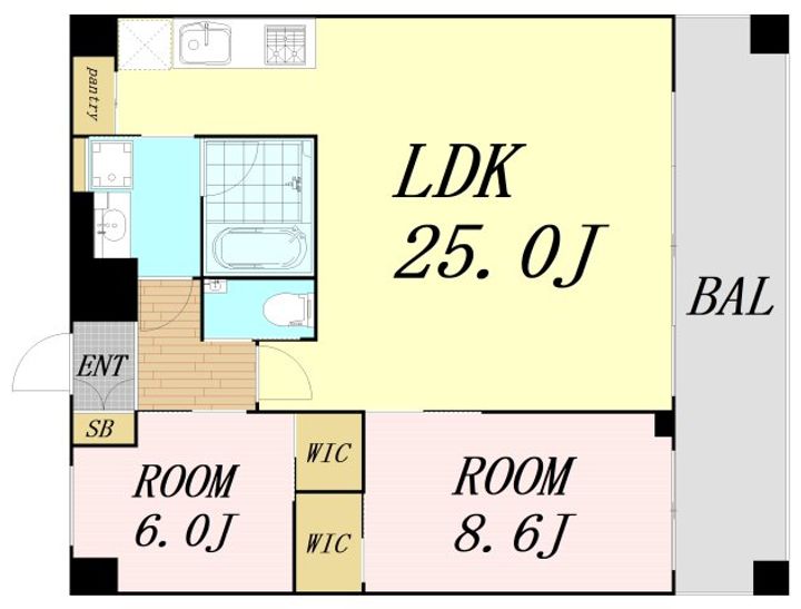 プレジオ帝塚山の間取り