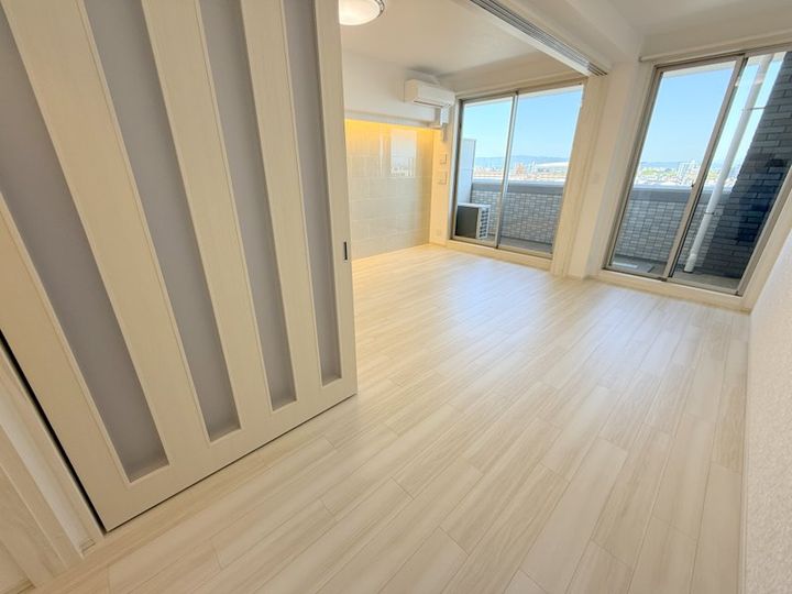 プレジオ帝塚山の寝室