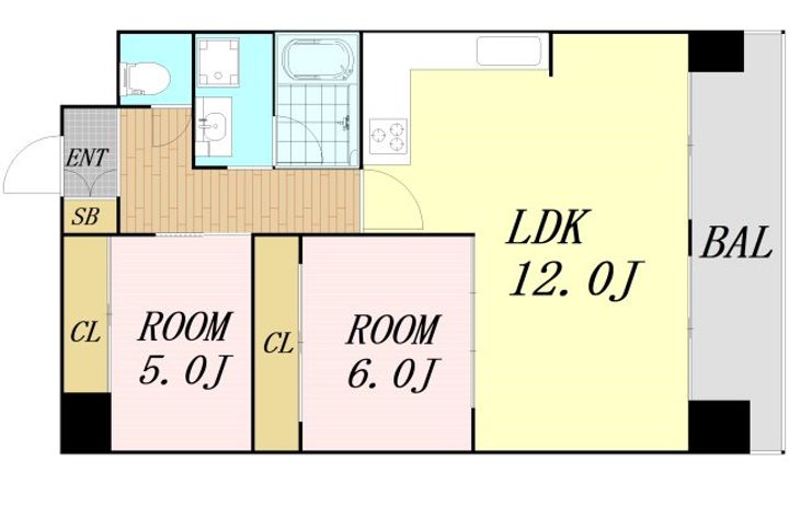 テン・フォーティの間取り