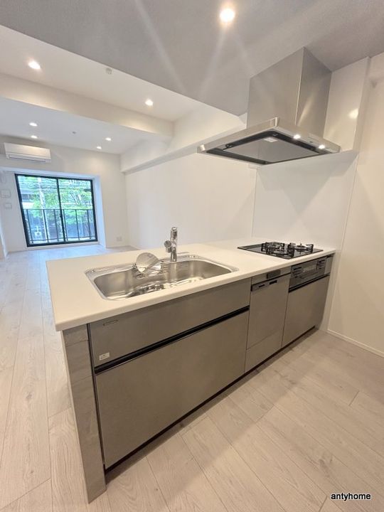 大阪府大阪市中央区北新町(マンション)の賃貸物件のキッチン