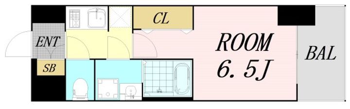 S-RESIDENCE小阪azureの間取り
