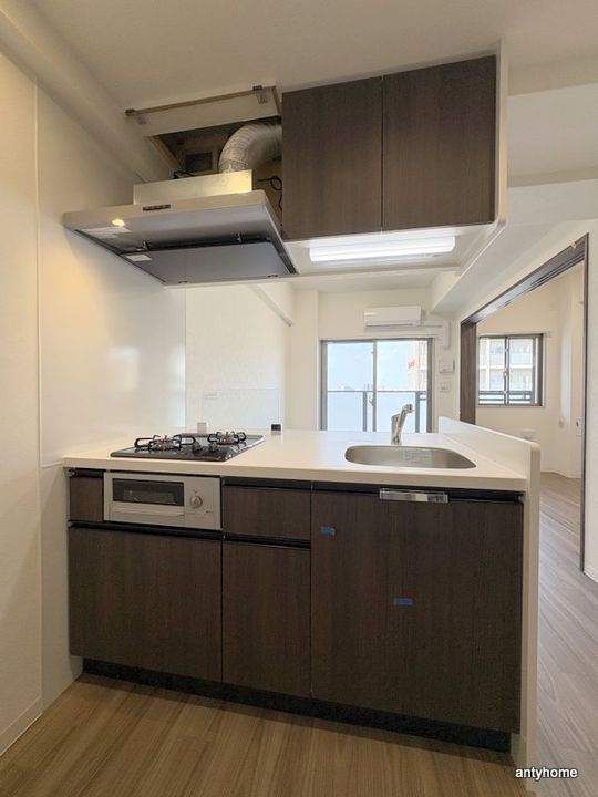 プレサンスOSAKA姫里ヴィオンのキッチン