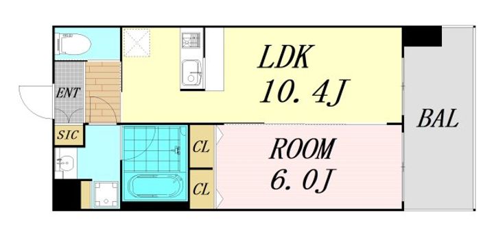 ディームス福島の間取り