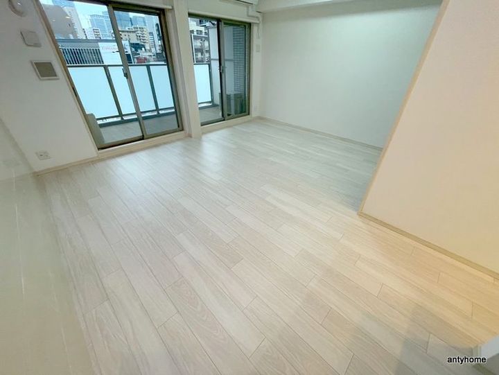 ディームス福島の居間