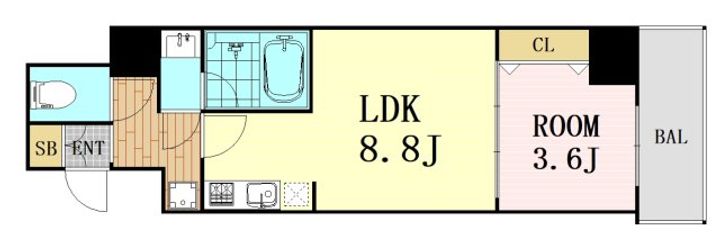 ArtizA緑地公園の間取り