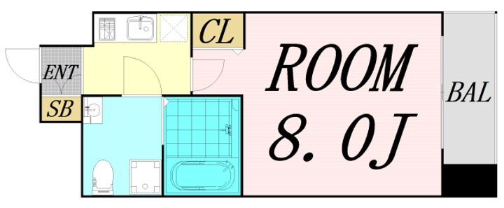 SERENiTE北浜の間取り