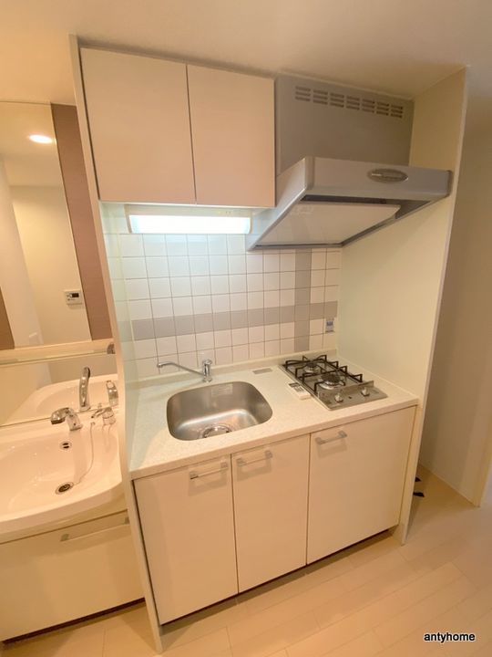 大阪府大阪市中央区東高麗橋(マンション)の賃貸物件のキッチン