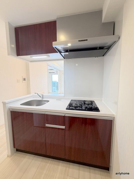 大阪府東大阪市高井田元町2丁目(マンション)の賃貸物件のキッチン