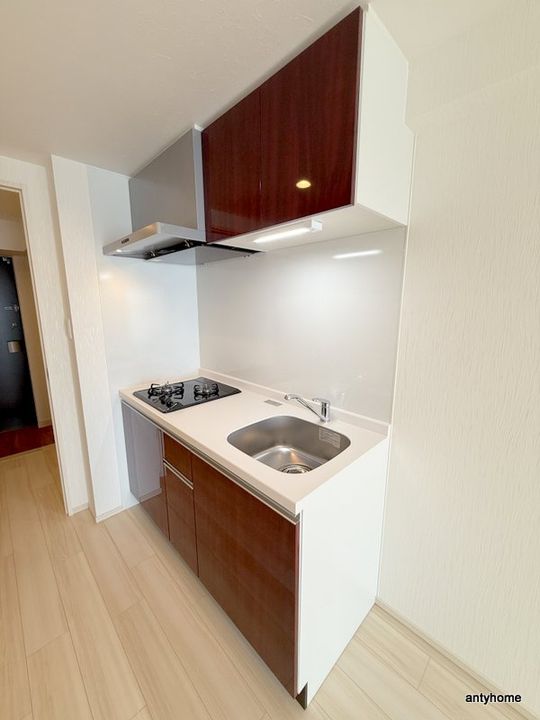 大阪府東大阪市高井田元町2丁目(マンション)の賃貸物件のキッチン