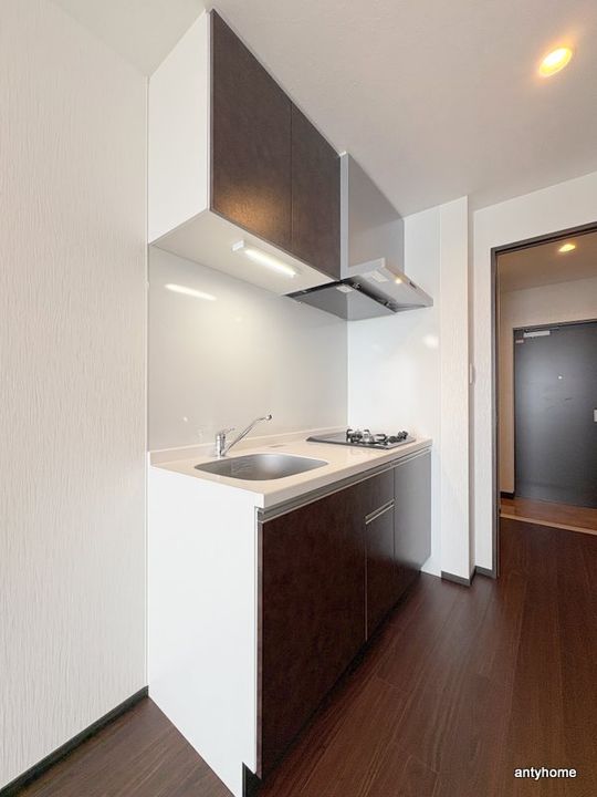 大阪府東大阪市高井田元町2丁目(マンション)の賃貸物件のキッチン