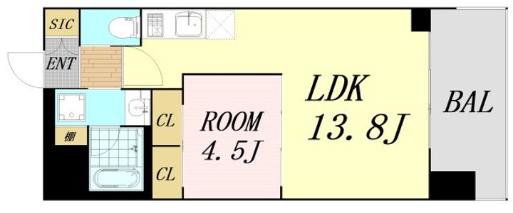 プレジオ永和ASIANの間取り