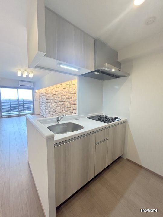 大阪府東大阪市高井田元町2丁目(マンション)の賃貸物件のキッチン