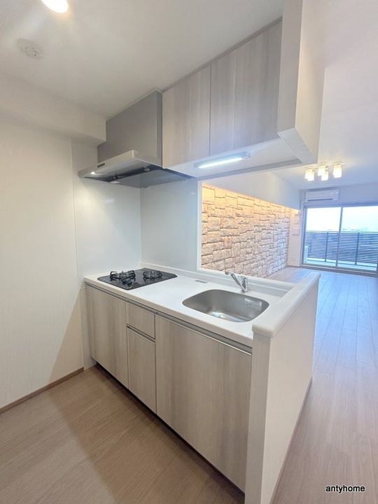 大阪府東大阪市高井田元町2丁目(マンション)の賃貸物件のキッチン