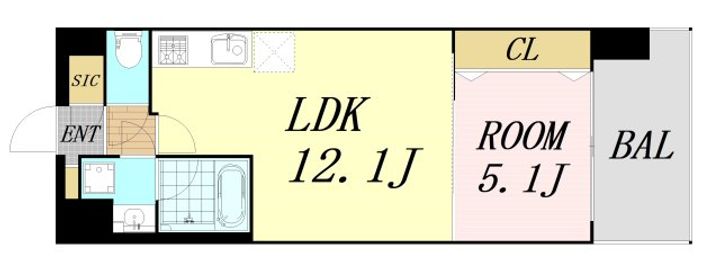 スプランディッド梅田グランノースの間取り