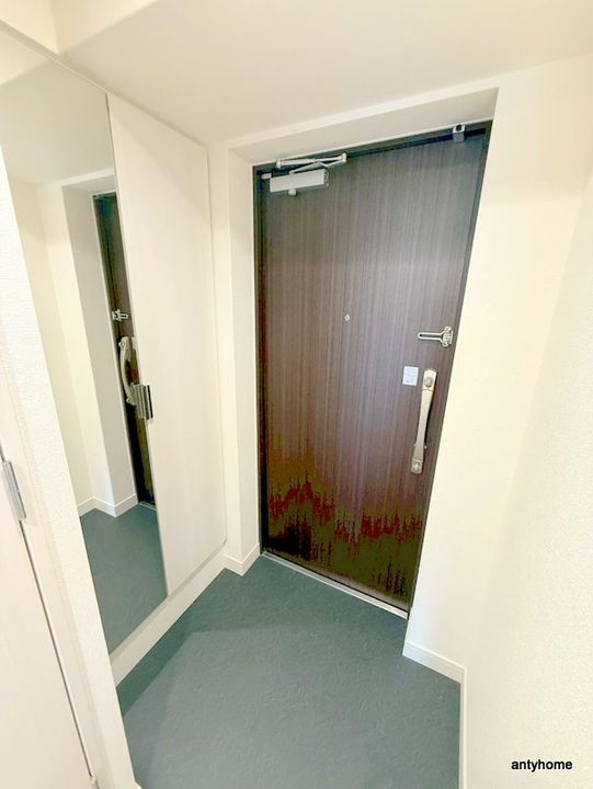 プレサンスOSAKA東中本エシデルの玄関