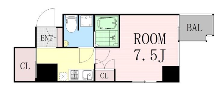 アーデン京町堀イーストの間取り