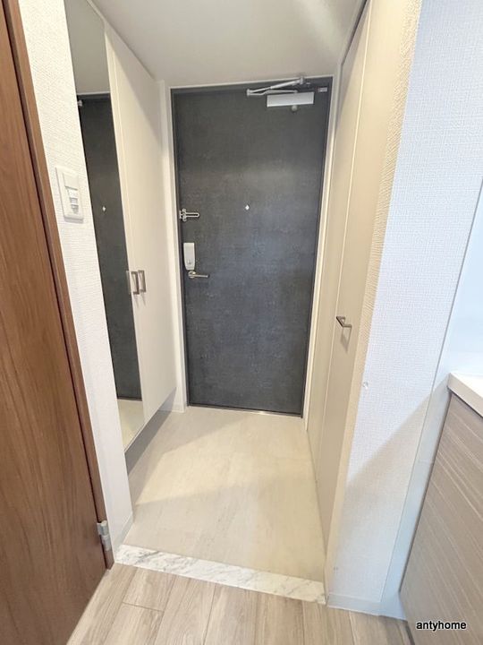 エスリード難波AGREAの玄関