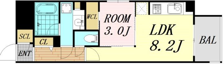 S-RESIDENCE天満橋arの間取り