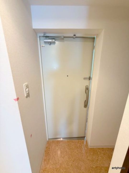 Luxe玉造3の玄関