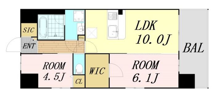 スプランディッド梅田グランノースの間取り