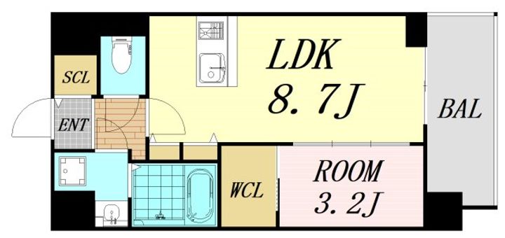 エスリードレジデンス梅田クラスシティの間取り