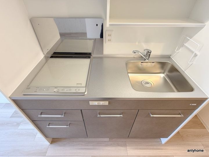 大阪府大阪市浪速区日本橋東1丁目(マンション)の賃貸物件のキッチン