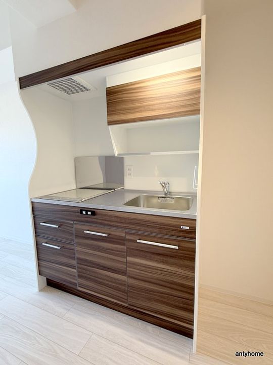 大阪府大阪市浪速区日本橋東1丁目(マンション)の賃貸物件のキッチン