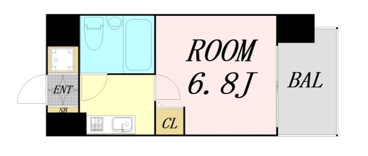 CLASS HILLS 難波南の間取り