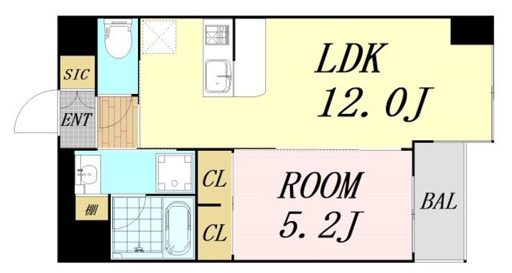 プレジオ長田の間取り