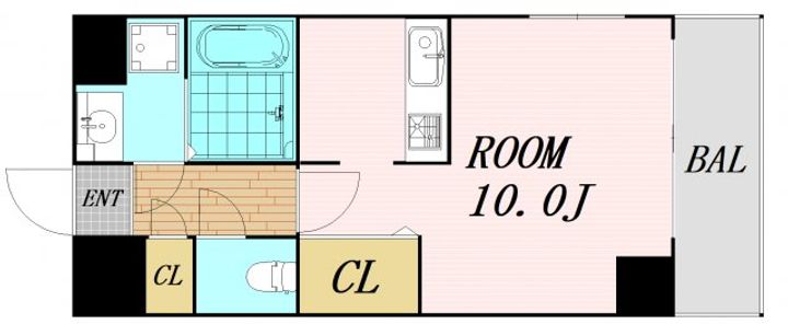 大阪府大阪市北区長柄中3丁目(マンション)の賃貸物件の間取り