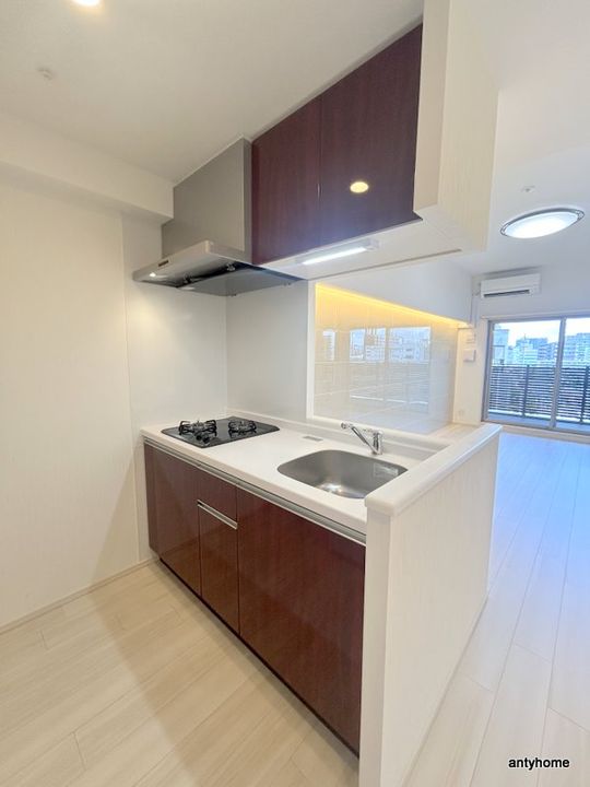 大阪府大阪市淀川区新高2丁目(マンション)の賃貸物件のキッチン