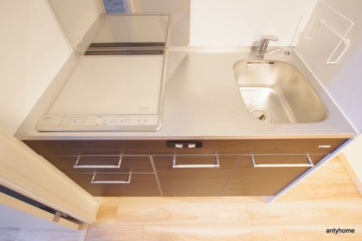 大阪府大阪市淀川区新高4丁目(マンション)の賃貸物件のキッチン