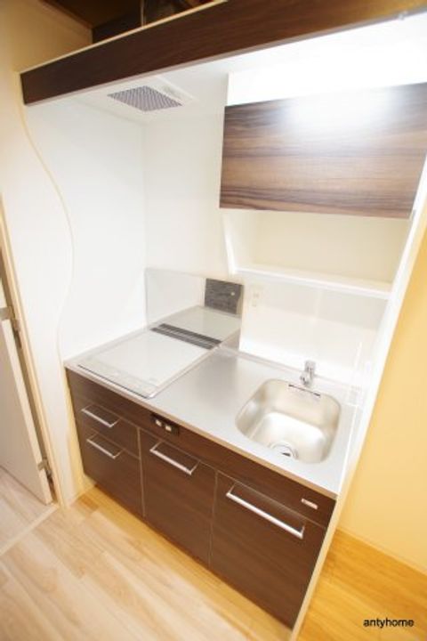 大阪府大阪市淀川区新高4丁目(マンション)の賃貸物件のキッチン