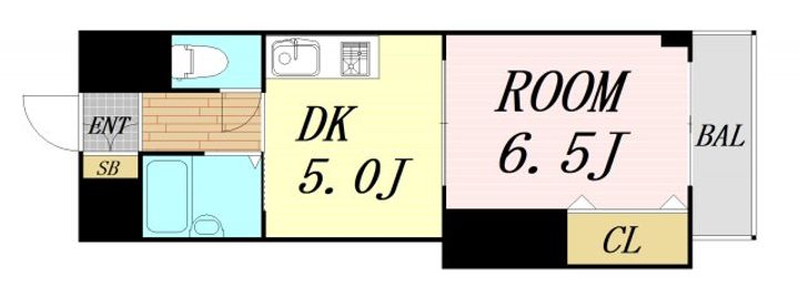 ノルデンハイム天神橋の間取り