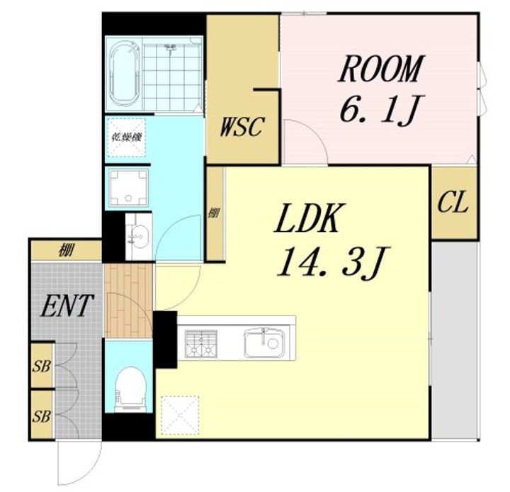スペチアーレ平野西の間取り