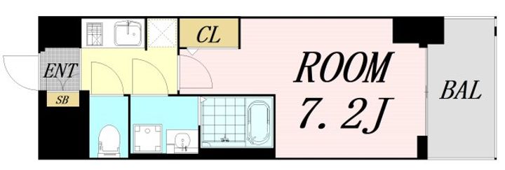 S-RESIDENCE大和田alineの間取り