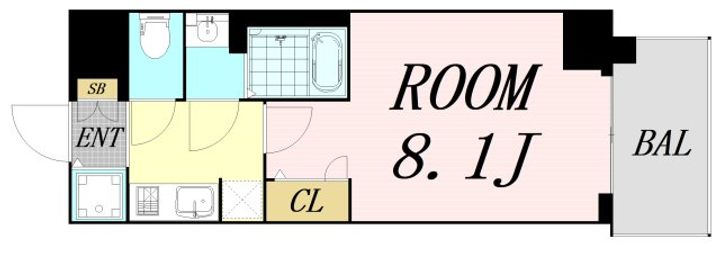 S-RESIDENCE大和田alineの間取り