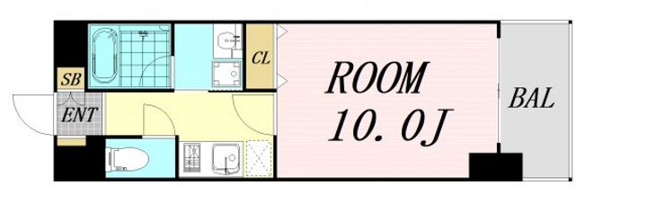 セレッソコート新大阪の間取り