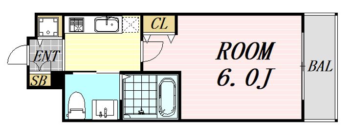 エスリード福島WESTの間取り