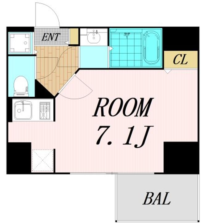 S-RESIDENCE難波Brillerの間取り