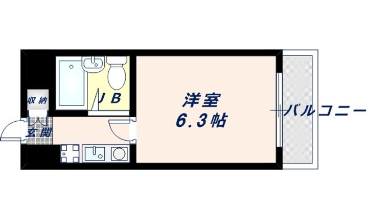 シティピア玉造の間取り