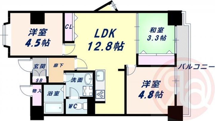 ノバカネイチ堂ヶ芝の間取り