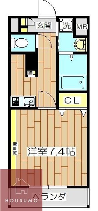 ベルエアー303の間取り