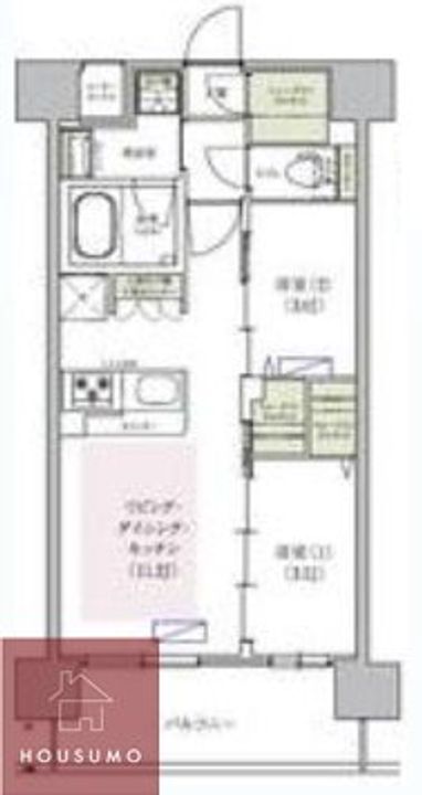 アーバネックス中崎町Ⅱ502の間取り